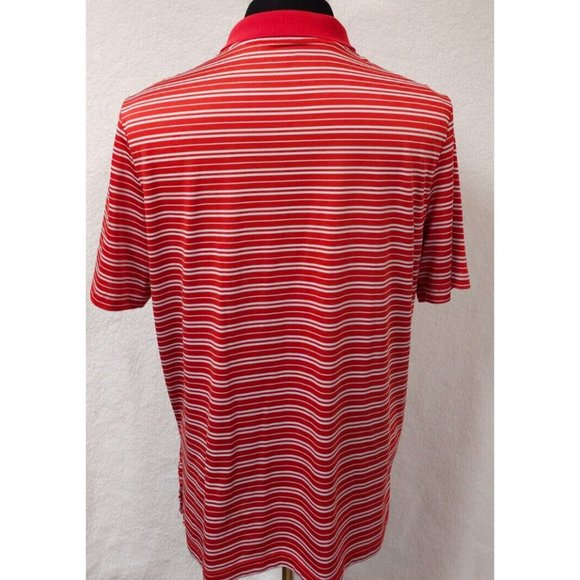 MLB Genuine Merchandise XL Red Stripe St Louis Cardinals TX3 Cool Polo Shirt - Picture 7 of 13